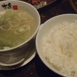 炭焼　大黒 - この牛テールスープ、とってもダシが出てて美味しかった（*^_^*）