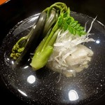 紀風 - アイナメと山菜のお椀