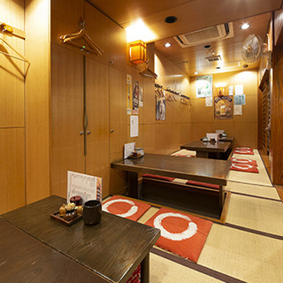 For parties such as New Year's parties, you can relax in the horigotatsu...