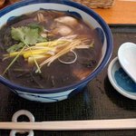 蕎麦 蓬 - 牡蠣蕎麦1200円