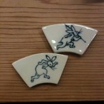 いづう - 箸置き　鳥獣戯画