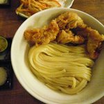 釜あげうどん　たすく - とり天生醤油