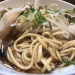 肉そば・醤油・普通盛り