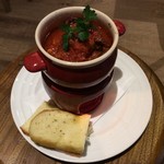 Calabrian-style octopus stew with tomatoes