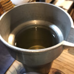 魚菜や - ☆熱燗♪酒燗器は厚みがあって、冷めにくい。重厚感もよろし♪