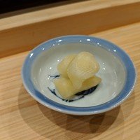 鮨 十兵衛 - ガリ　もちろん手作りです