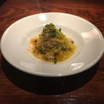 ボッテガ - 『牡蠣とカラスミのタリオリーニ』うまいいいいい。