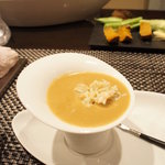 レストラン バカール - カニミソのバーニャカウダソース（2011/3）