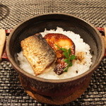 レストラン バカール - 静岡産イワシとフォアグラの鉄鍋炊きあげご飯（2011/3）