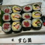 Sushi mi - 鉄火巻とサラダ巻
