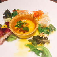 天草 天空の船 - オレンジテイストのお料理が何回か出てきて飽きた