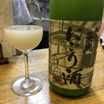 旬ものと日本酒 とみ笑 - 景虎 にごり酒