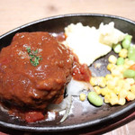 Steak&Wine 山村牛兵衛 - 近江牛ハンバーグ　デミグラスソース