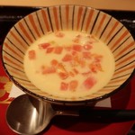 Morimoto - トマトと牡蠣の茶碗蒸し♪