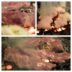 炭火焼 ゆうじ - 良い感じに焼ける