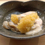 日本橋蛎殻町 すぎた - 仙鳳趾 牡蠣のおろし和え