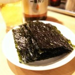 中華菜舘 清心 - お通しの海苔