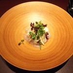 イル アオヤマ - トラフグのカルパッチョ、キャビア