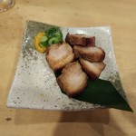 豚バラ ニンニク醤油焼き 税込421円 (2018.12.05)