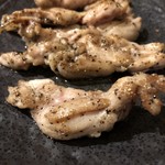 つけ麺一燈 - せせりの炙り焼き