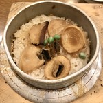鳥ぎん - あわび釜飯 990円