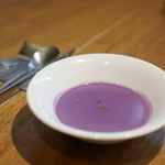 レガーメ・ダ・オルト - 紫芋のスープ