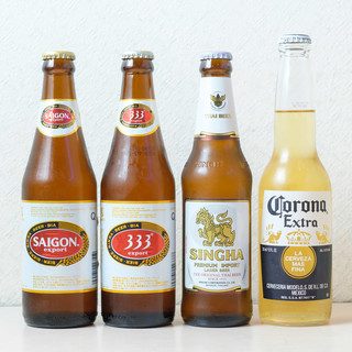 ビール・ワイン・カクテルなど◇"ベトナムのお酒"が勢揃いです