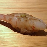 鮨 さかい - ◆ボタン海老（増毛）・・立派な大きさで、甘いこと。