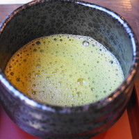 日本料理 紫水 - お抹茶アップ