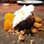 Le Trefle - Dessert デザート　金柑､ガナシュショコラ､クランブル　　