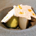 Le Trefle - 　Dessert デザート　洋梨､アイスクリーム､メレンゲ