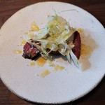 Le Trefle - Entree 前菜　鴨､金柑､フェンネルのサラダ　　