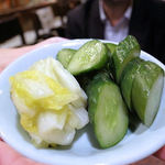 ほろよい - 雑炊について来るお新香