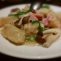 中国料理孝華 - タラの塩味炒め　たらの衣がﾓﾁﾓﾁ