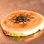 Okonomiyaki Teppan Yaki Tsurujirou - 焦がし明太子もちチーズ