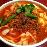 西安刀削麺酒坊 - 西安本場辛いスープのマーラ麺(辛)