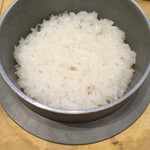 Tsukiji Shokudou Genchan - ツヤツヤ羽釜ご飯