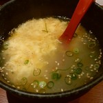 国産牛焼肉食べ放題 肉匠坂井 - ふんわり玉子スープ