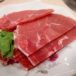 ミートパビリオン YOSHIKAWA - ラム肉；冷凍スライス. もう少し厚みと脂が欲しいｶﾅ？(^^;)ゞ @2018/11/26