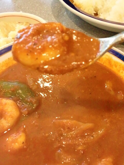 カリーライス専門店エチオピア 本店 - 小さめのエビが沢山だよ!