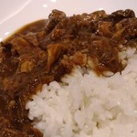 Shousui - 『和牛のカレー』お肉がゴロゴロです。写真で分かりにくいのが残念。