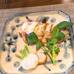 サメサン - チョウザメのチーズ焼き