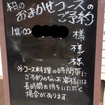 サメサン - 案内看板