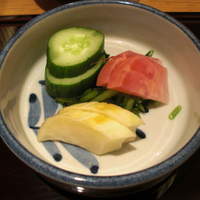 赤坂ふきぬき - 香の物。