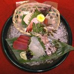 鮨亀 - 刺身盛り合わせ