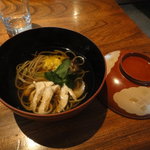 志蕎庵 江月 - 三番目の蕎麦（季節の温かい蕎麦）