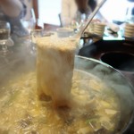 比良山荘 - 自然薯が粘る粘る(笑)