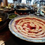 比良山荘 - お鍋の準備ができました✨