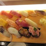 寿司 魚がし日本一 - 特盛握り