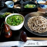 農家食堂 神明そば 慶 - つけ鴨セリそば